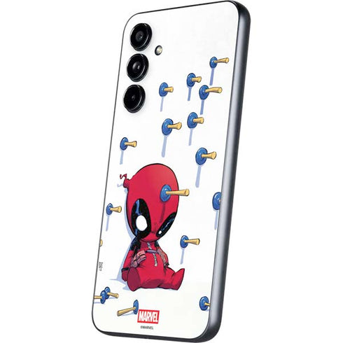 Marvel Deadpool Babypool Playing Galaxy A54 5G Skin